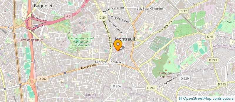 localisation de l'entreprise STRC à MONTREUIL