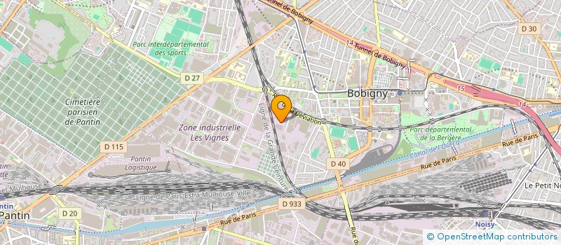 localisation de l'entreprise STRC  BOBIGNY