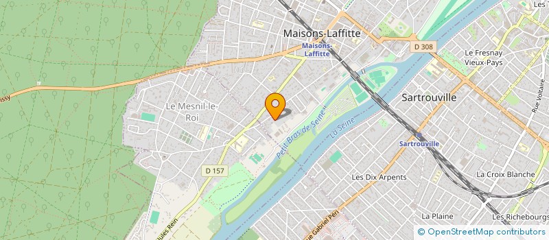 localisation de l'entreprise STRC à MAISONS-LAFFITTE