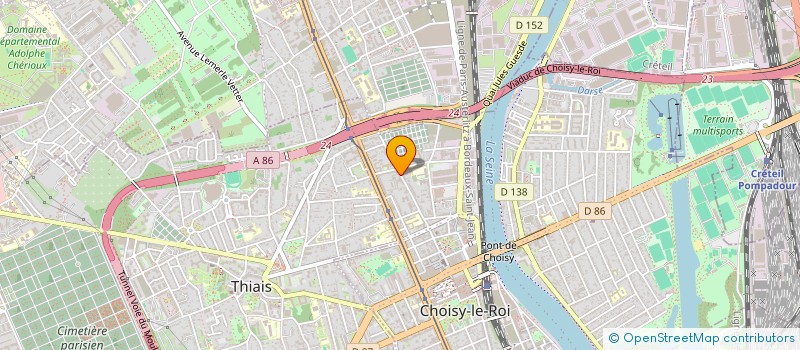 localisation de l'entreprise STREAK AHEAD à CHOISY-LE-ROI