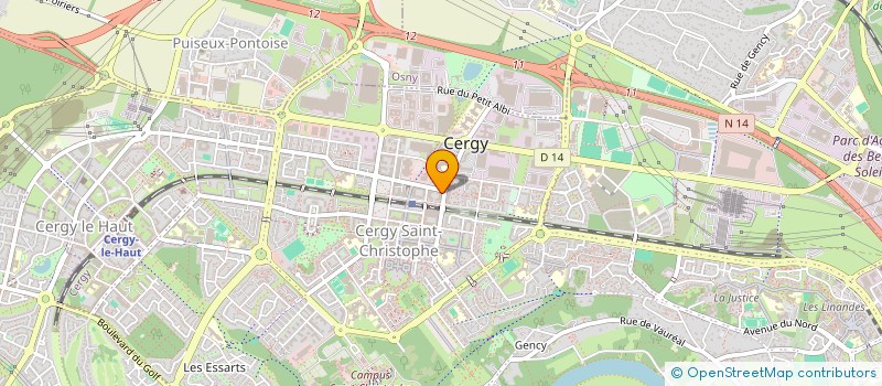 localisation de l'entreprise STREAM MANAGEMENT à CERGY