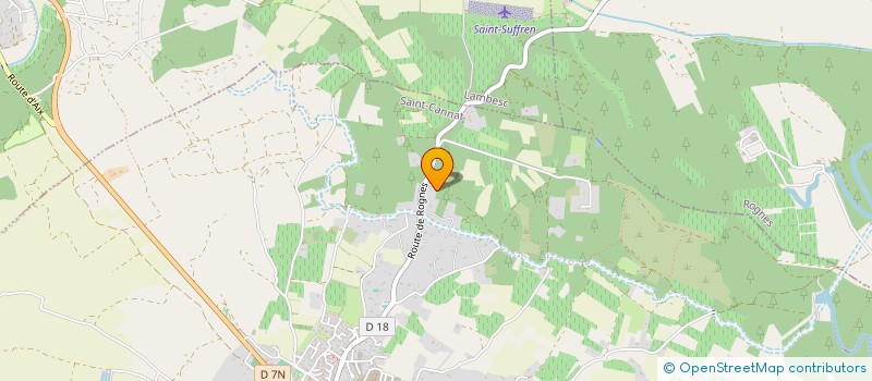 localisation de l'entreprise STREAMAKER  SAINT-CANNAT