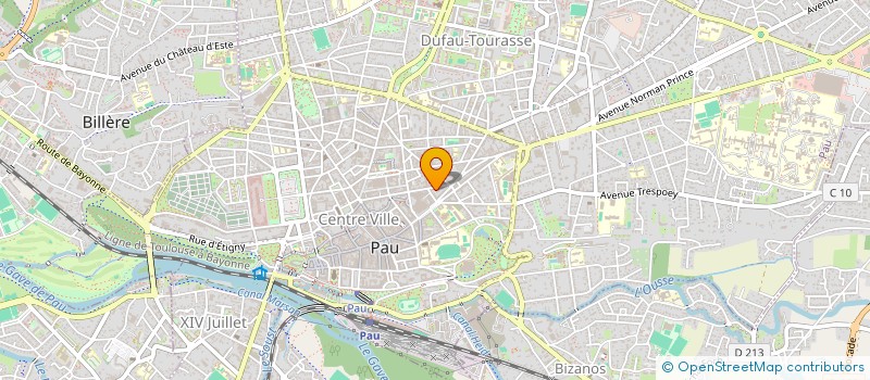 localisation de l'entreprise STREAMER à PAU