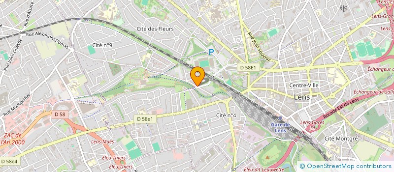 localisation de l'entreprise STREAMRUNNERS à LENS