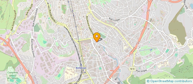 localisation de l'entreprise STREAMUP à SAINT-ETIENNE