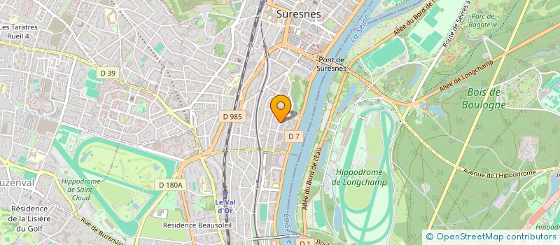 localisation de l'entreprise STREAMVIEW FRANCE à SURESNES