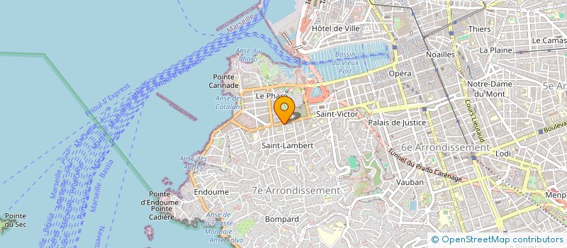 localisation de l'entreprise STREATBORDER à MARSEILLE