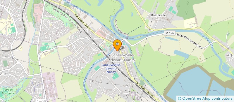localisation de l'entreprise STREB SARL  LANEUVEVILLE-DEVANT-NANCY