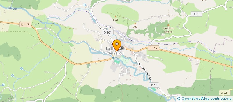 localisation de l'entreprise STREC BE à LA BASTIDE-DE-SEROU