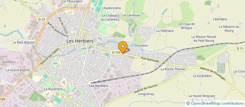 localisation de l'entreprise STREEKS à LES HERBIERS