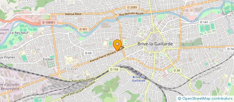 localisation de l'entreprise STREET-19  BRIVE-LA-GAILLARDE