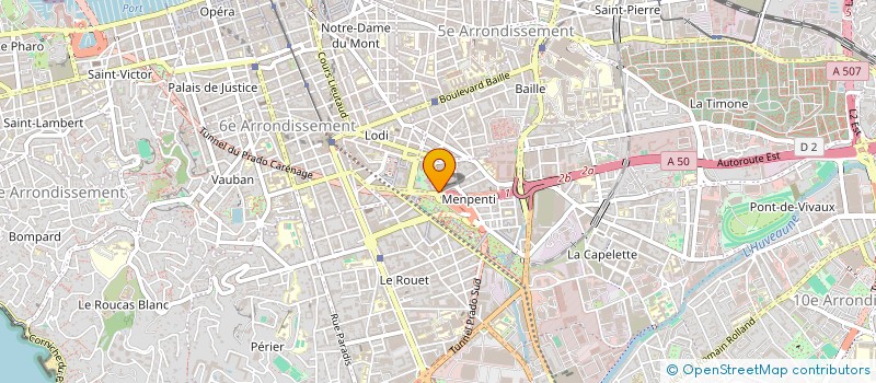 localisation de l'entreprise STREET 26 MARKET à MARSEILLE