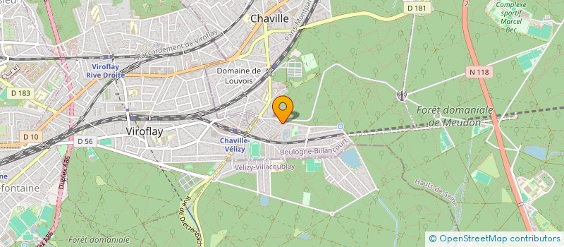 localisation de l'entreprise STREET ATHLE  CHAVILLE