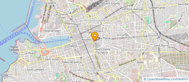 localisation de l'entreprise STREET BANGKOK ESPACE THAI  MARSEILLE