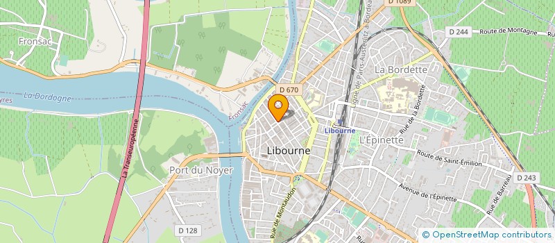 localisation de l'entreprise STREET BARBER à LIBOURNE