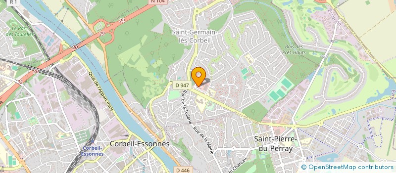 localisation de l'entreprise STREET BARBER à SAINT-GERMAIN-LES-CORBEIL