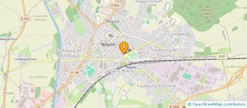 localisation de l'entreprise STREET BARBER à NOYON