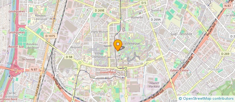 localisation de l'entreprise STREET'COIFF  GRENOBLE