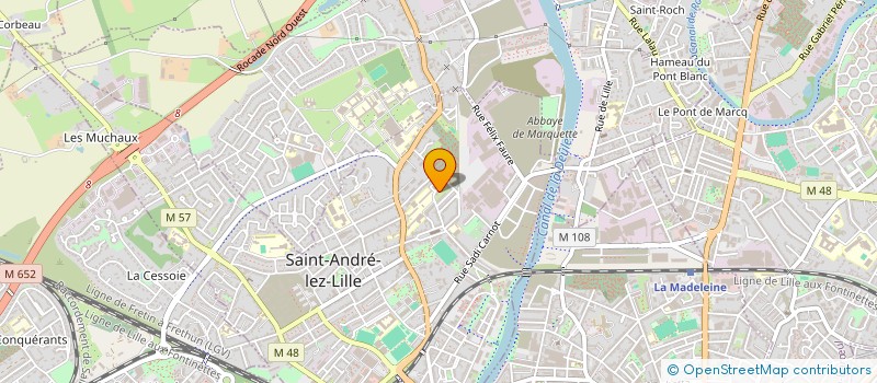 localisation de l'entreprise STREET COM TV à SAINT-ANDRE-LEZ-LILLE