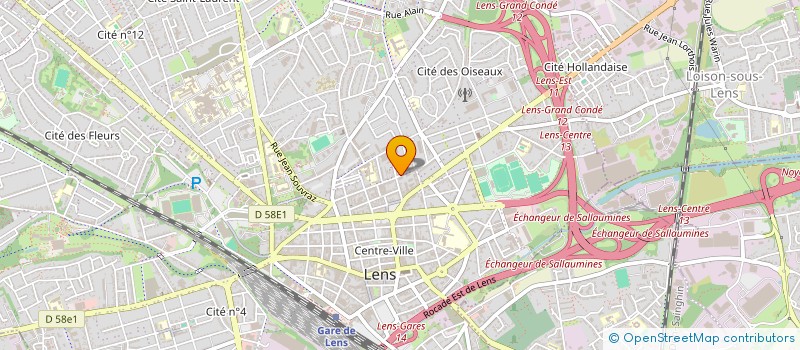 localisation de l'entreprise STREET CORNER  LENS