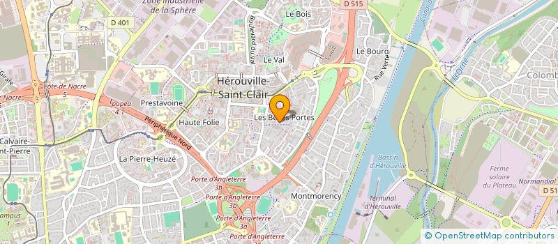 localisation de l'entreprise STREET DANCE FUNK à HEROUVILLE-SAINT-CLAIR