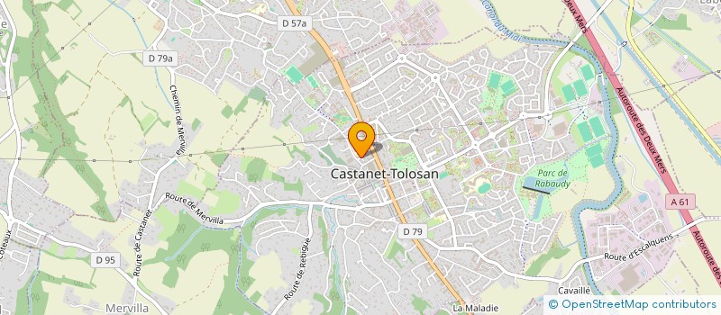 localisation de l'entreprise STREET DANZA à CASTANET-TOLOSAN