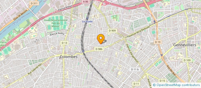 localisation de l'entreprise STREET DESIGNERS à COLOMBES