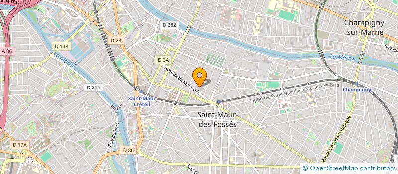 localisation de l'entreprise STREET DRIVE à SAINT-MAUR-DES-FOSSES