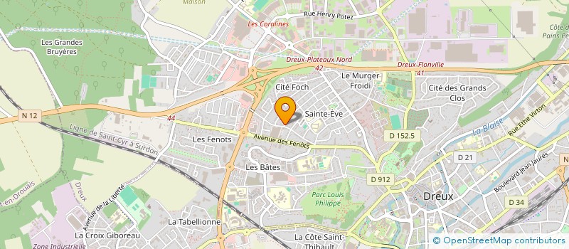 localisation de l'entreprise STREET FAMILY CLUB à DREUX