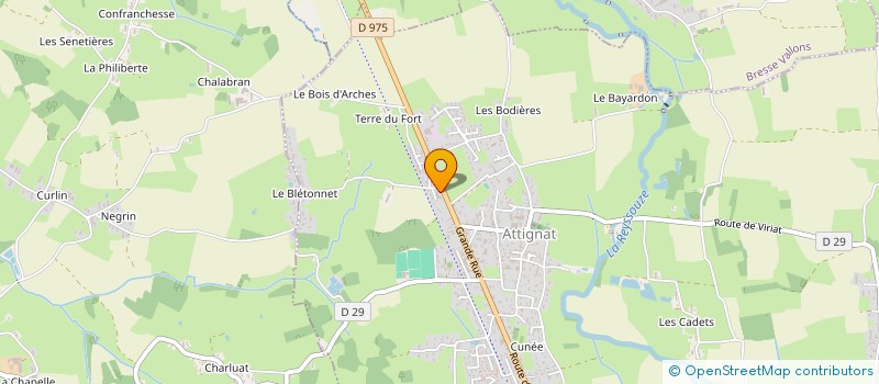 localisation de l'entreprise STREET FOOD  ATTIGNAT