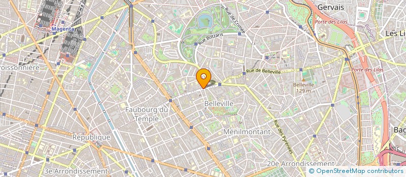 localisation de l'entreprise STREET FOOD  PARIS