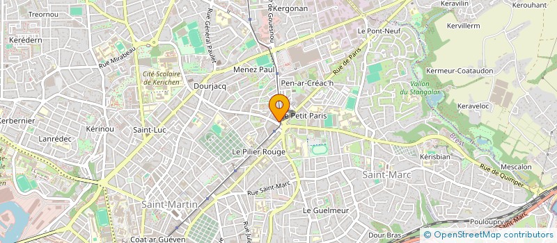 localisation de l'entreprise STREET FOOD à BREST