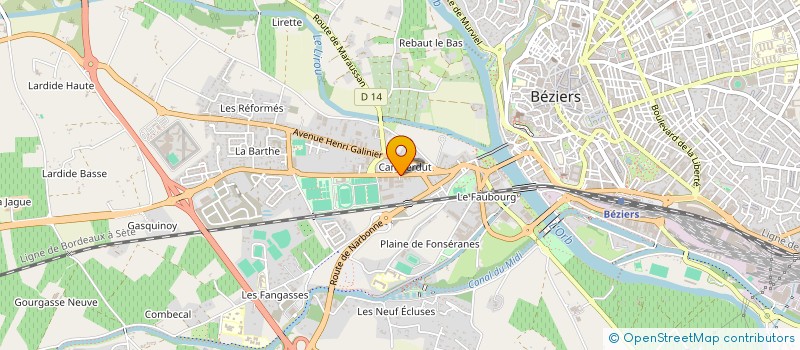 localisation de l'entreprise STREET FOOD AND CO  BEZIERS