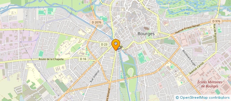 localisation de l'entreprise STREET PIZZA 001  BOURGES