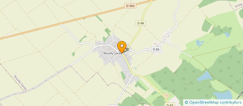 localisation de l'entreprise STREET PUB  ROUILLY-SACEY