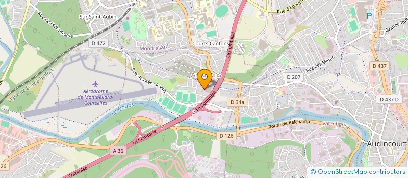 localisation de l'entreprise STREET SOCCER  ARBOUANS