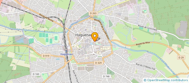 localisation de l'entreprise STREET STYLE  HAGUENAU