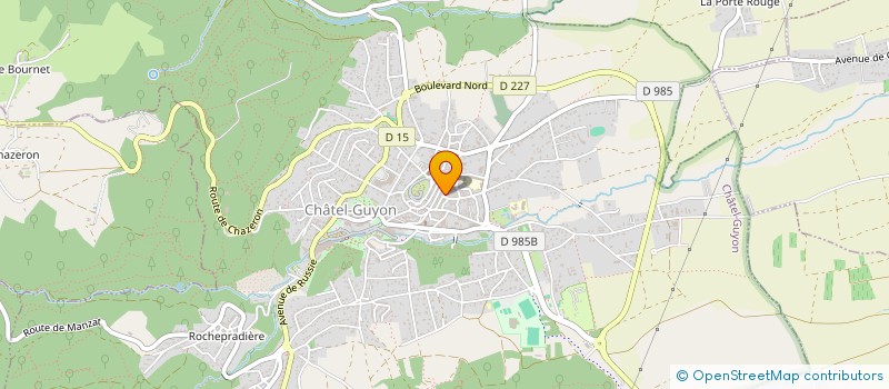 localisation de l'entreprise STREET X PRESSION à CHATEL-GUYON