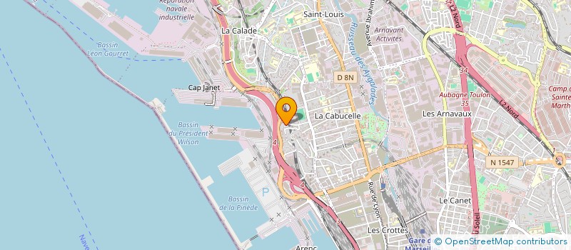 localisation de l'entreprise STREETBALLS à MARSEILLE