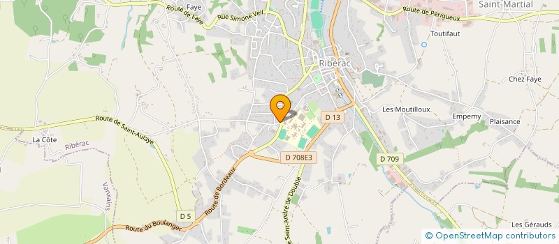 localisation de l'entreprise STREETBOOGIEWOOGIE  RIBERAC