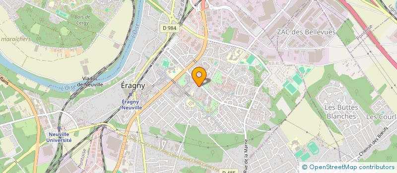 localisation de l'entreprise STREETCARPARIS  ERAGNY