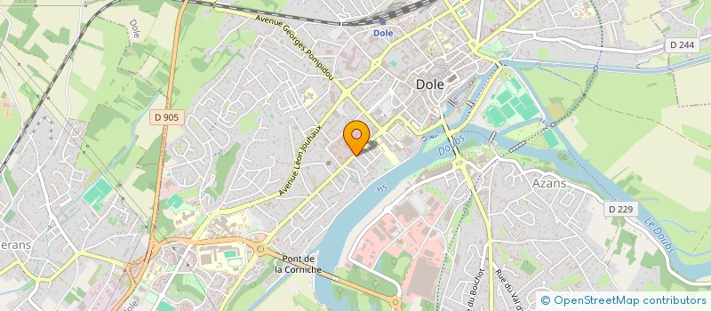 localisation de l'entreprise STREETFOOD à DOLE