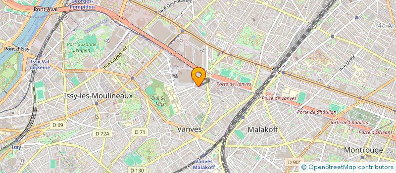 localisation de l'entreprise STREETIZ à VANVES