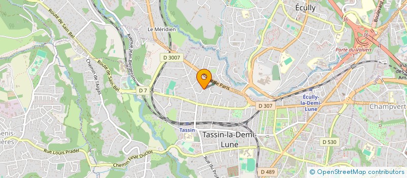localisation de l'entreprise STREETUP à TASSIN-LA-DEMI-LUNE