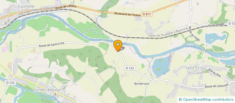 localisation de l'entreprise STREGA 40  SAINT-CRICQ-DU-GAVE