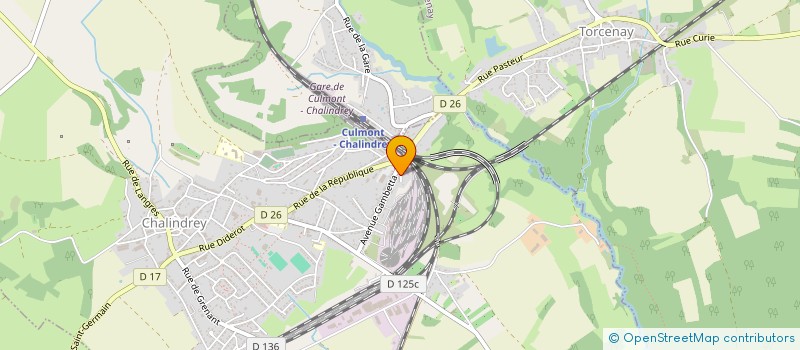 localisation de l'entreprise STREGONE PIZZA à CHALINDREY
