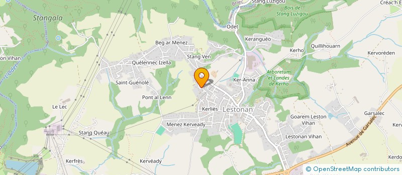 localisation de l'entreprise STREGUI  ERGUE-GABERIC