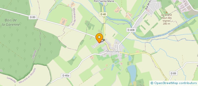 localisation de l'entreprise STREIFF TRAITEUR  MOUSSEY