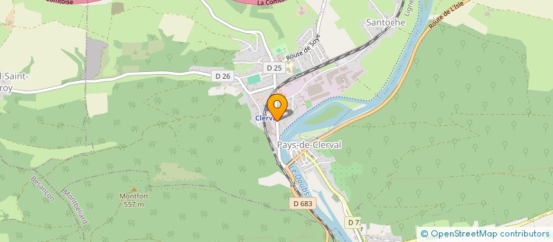 localisation de l'entreprise STREIT GROUPE à PAYS-DE-CLERVAL