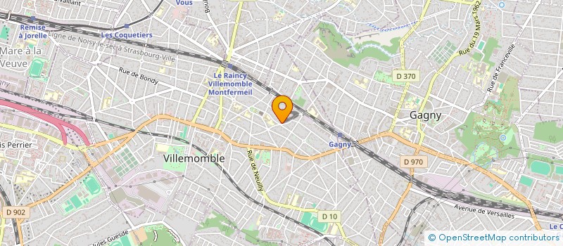 localisation de l'entreprise STREL BAT  VILLEMOMBLE